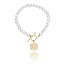 Сребърно колие "Natural Pearls"