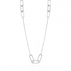 Сребърнo колие "Long"